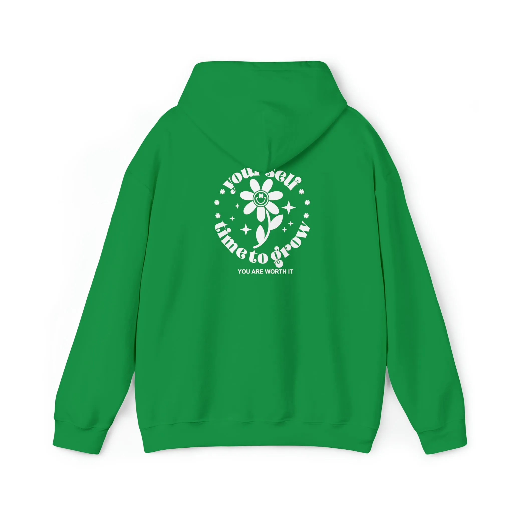 Give yourself time to grow- Unisex Heavy Blend™ Hooded Sweatshirt