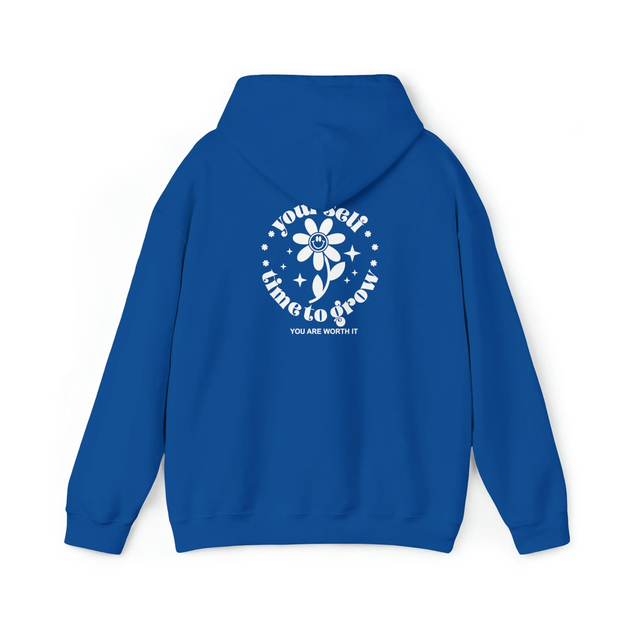 Give yourself time to grow- Unisex Heavy Blend™ Hooded Sweatshirt