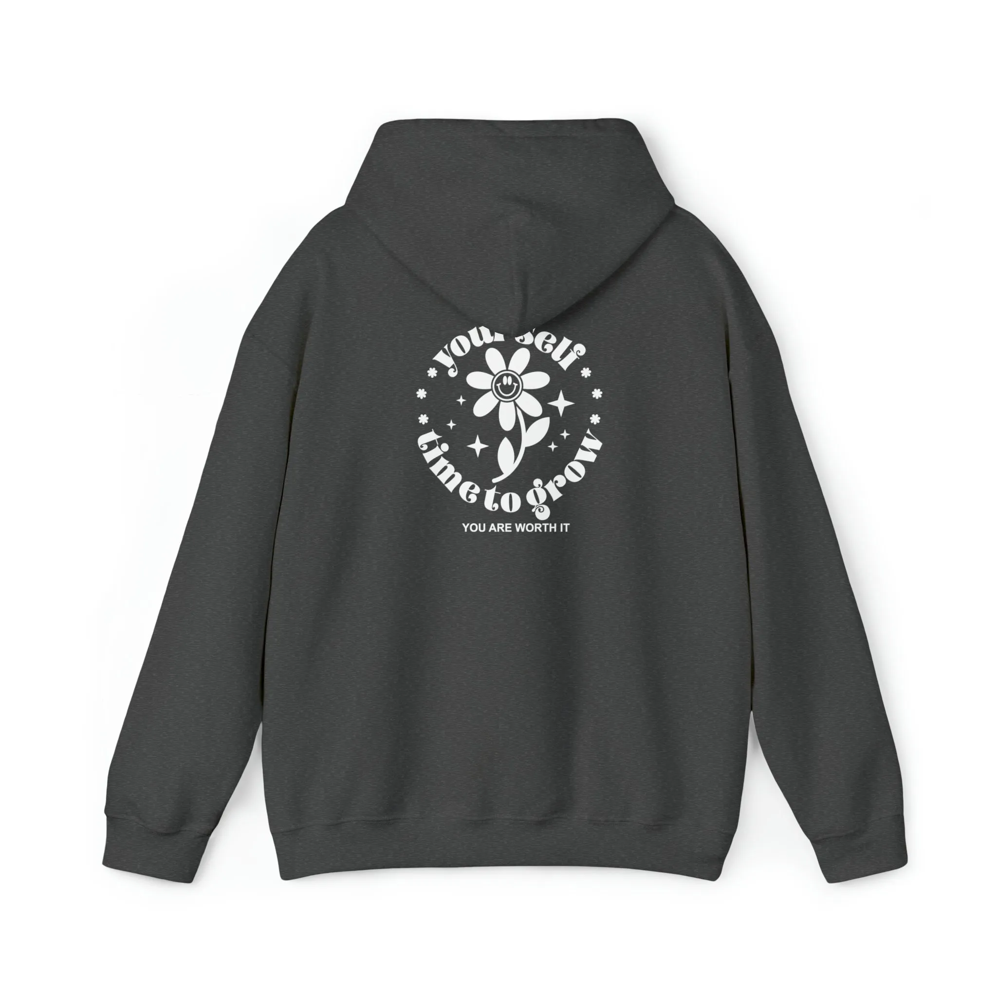 Give yourself time to grow- Unisex Heavy Blend™ Hooded Sweatshirt