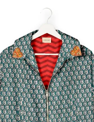 GOLD HEART BOMBER JACKET