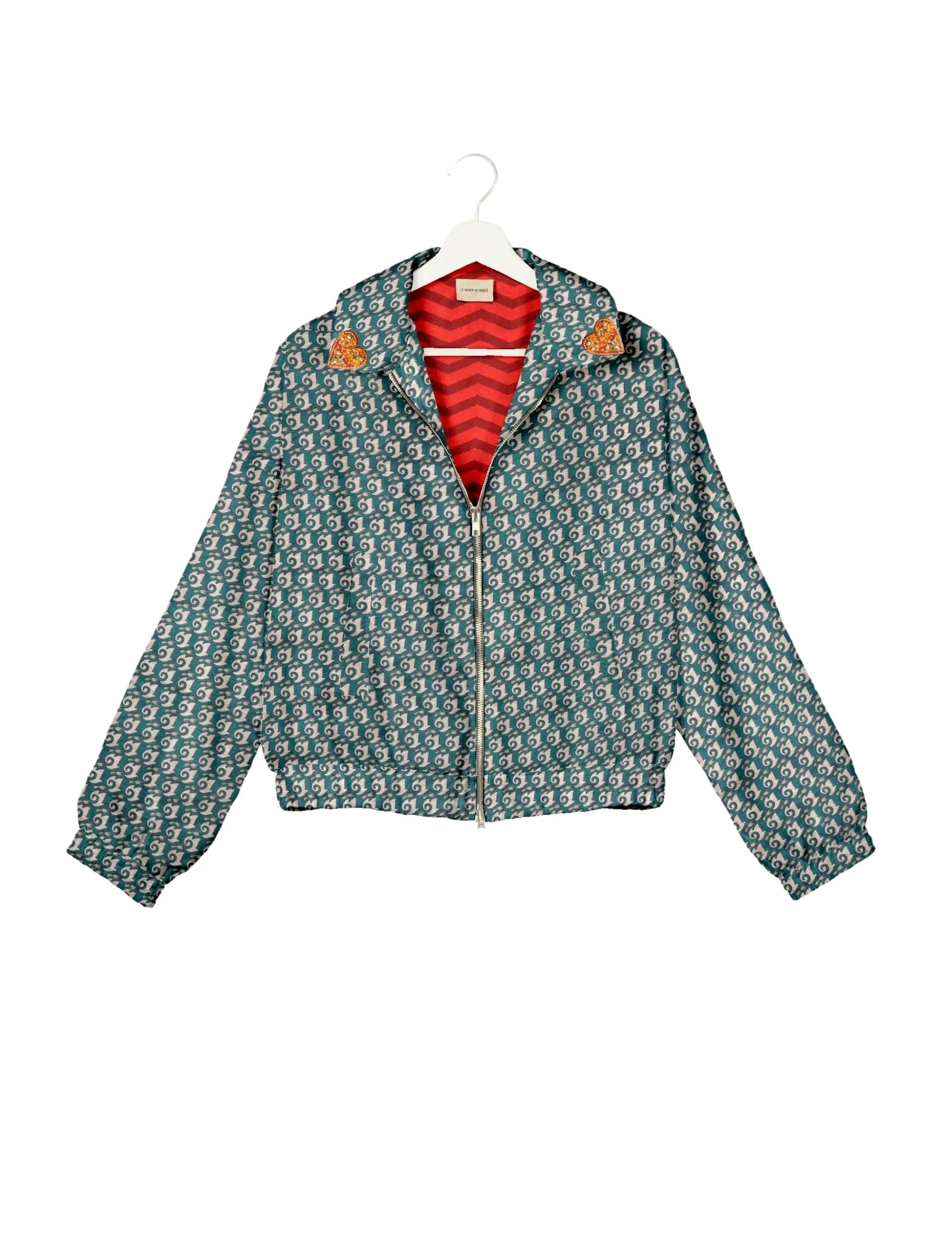 GOLD HEART BOMBER JACKET