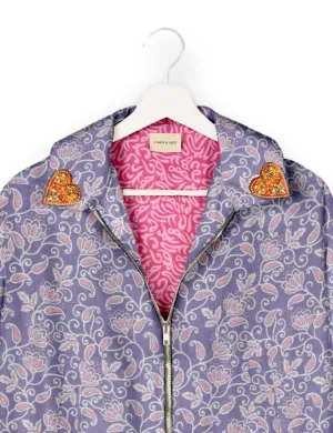 GOLD HEART BOMBER JACKET