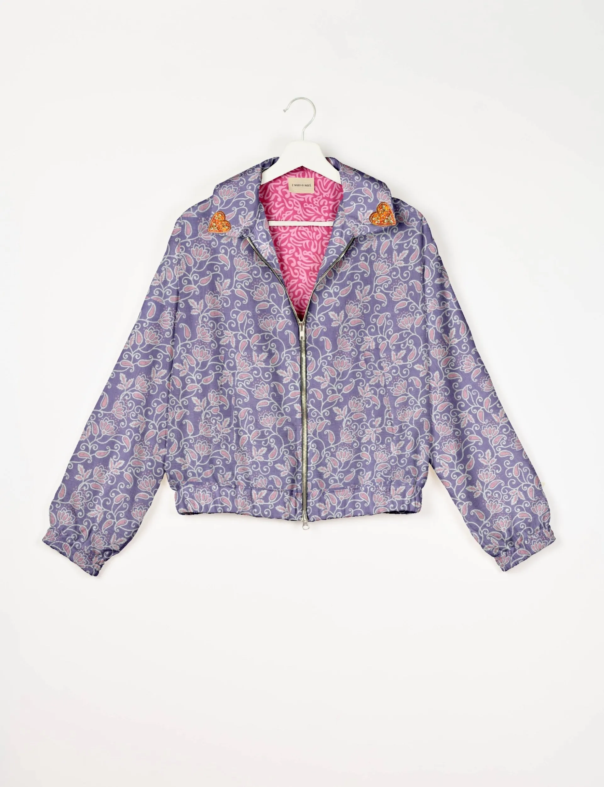GOLD HEART BOMBER JACKET