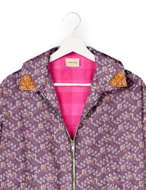 GOLD HEART BOMBER JACKET