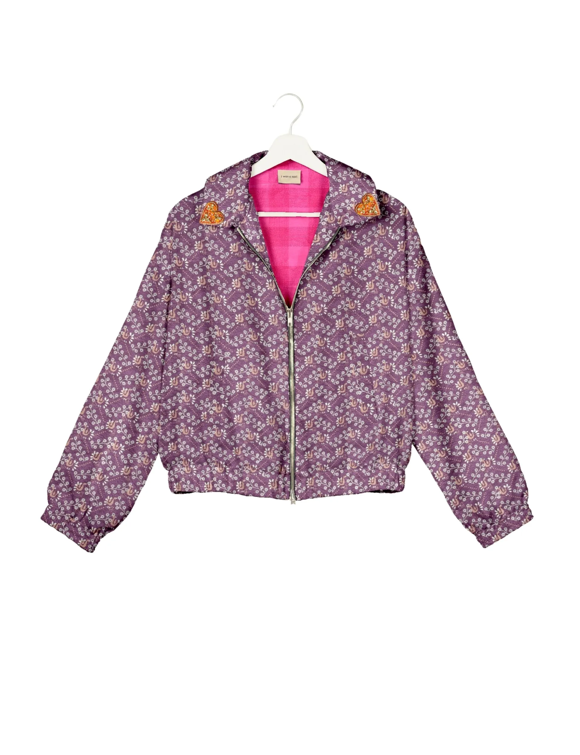 GOLD HEART BOMBER JACKET