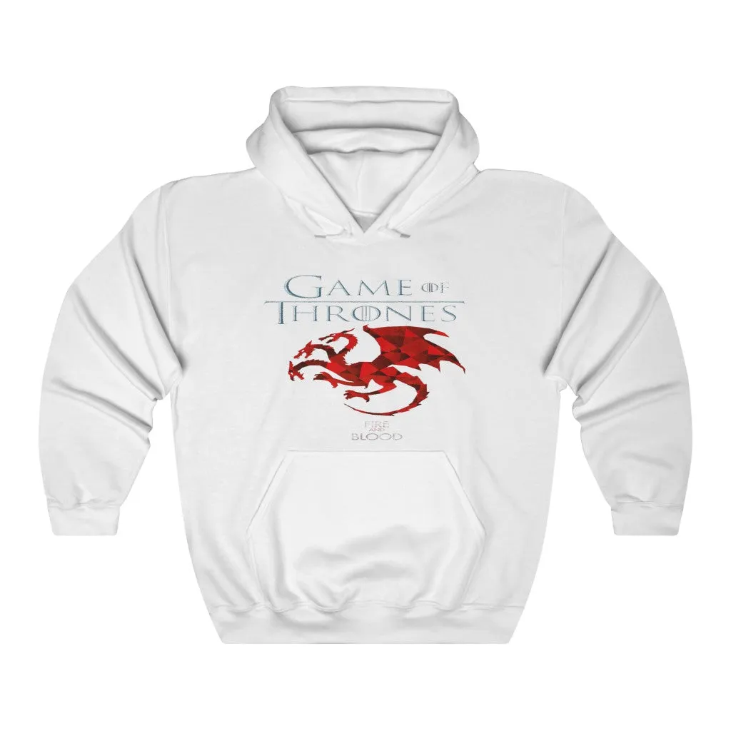 GOT House Targaryen Fire and Blood Hoodie