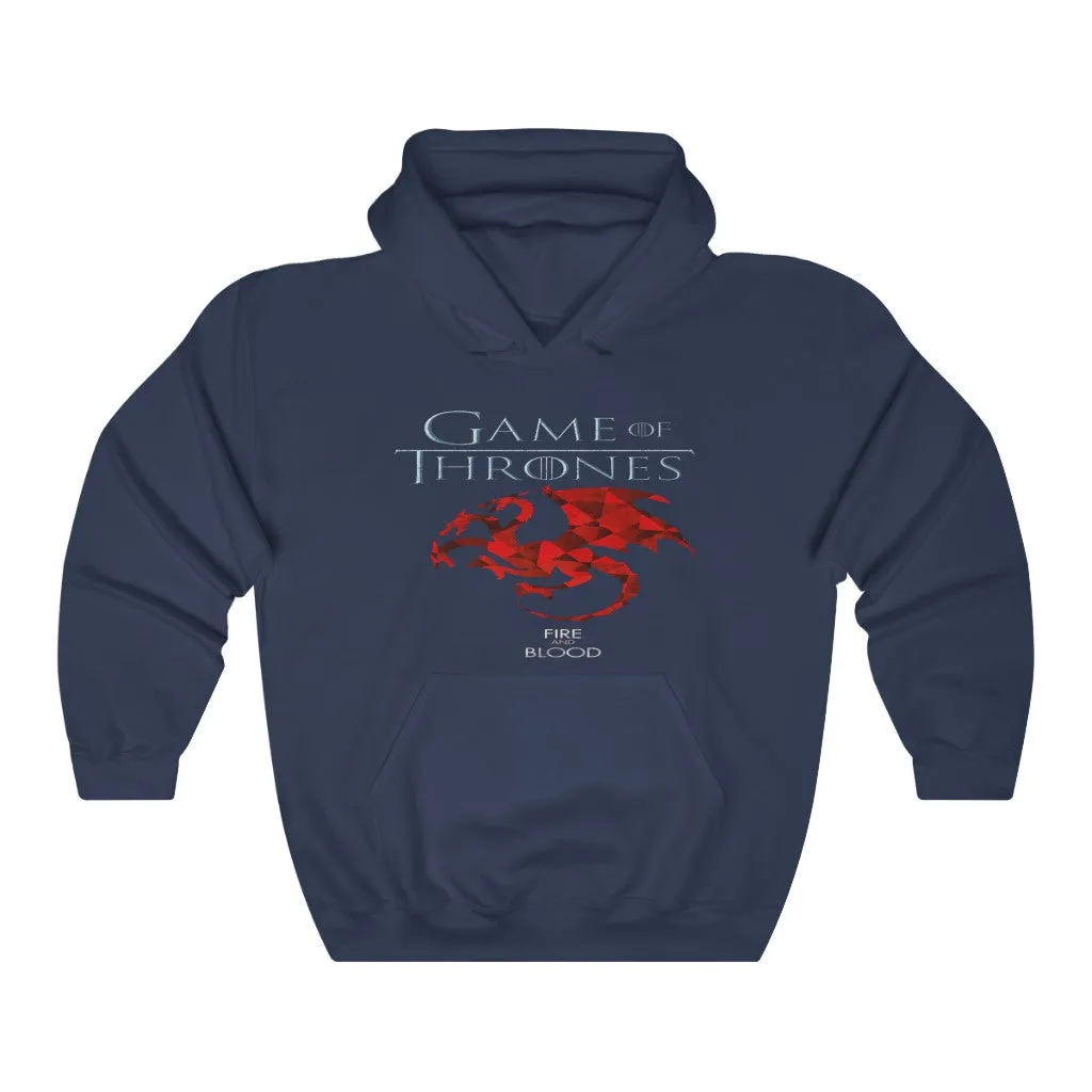 GOT House Targaryen Fire and Blood Hoodie