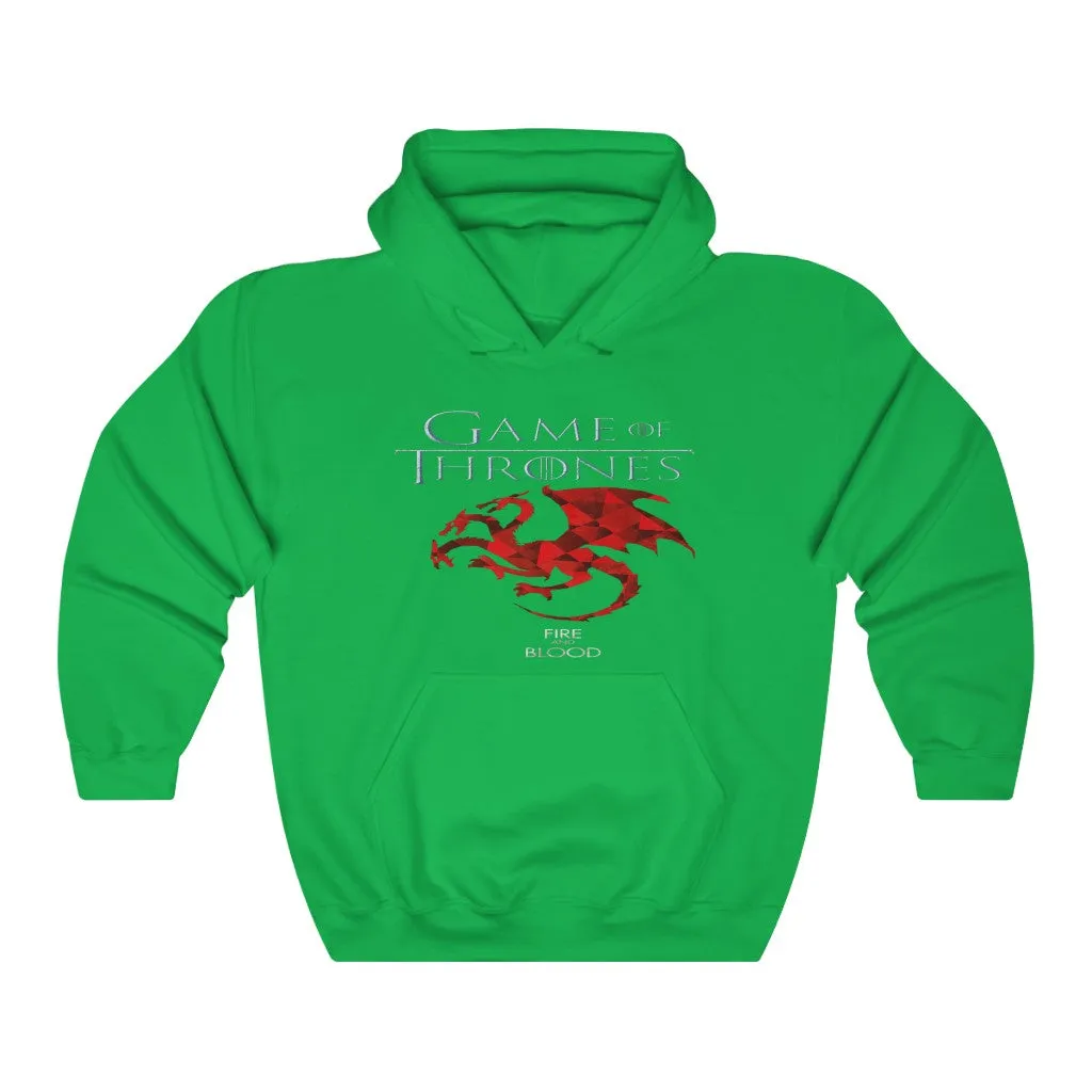 GOT House Targaryen Fire and Blood Hoodie