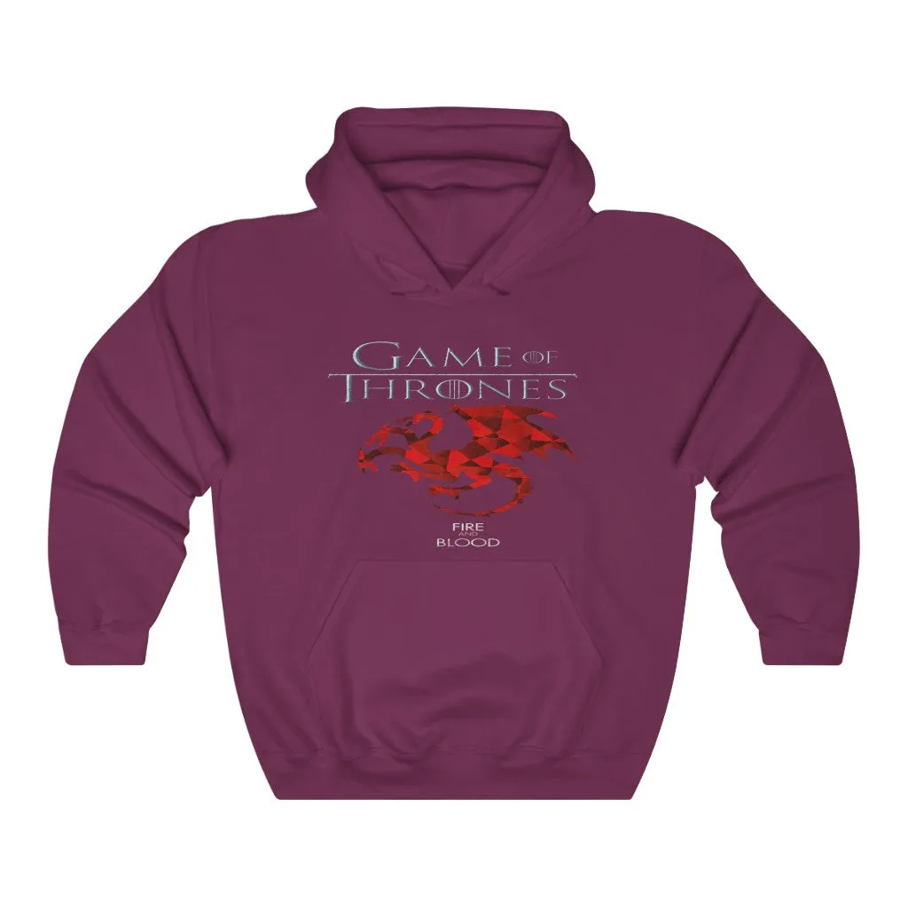 GOT House Targaryen Fire and Blood Hoodie