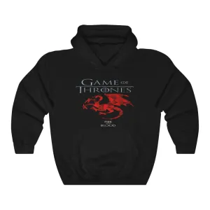 GOT House Targaryen Fire and Blood Hoodie