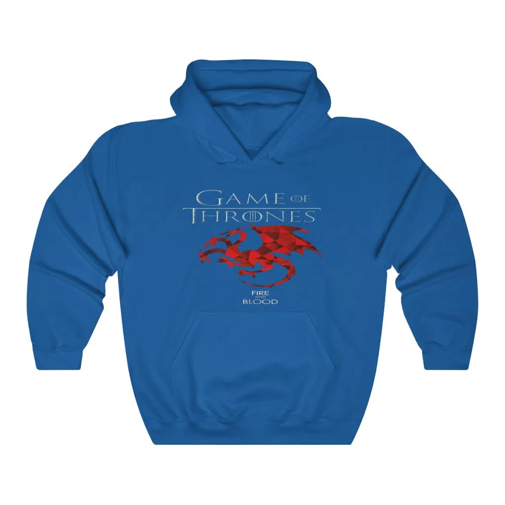 GOT House Targaryen Fire and Blood Hoodie