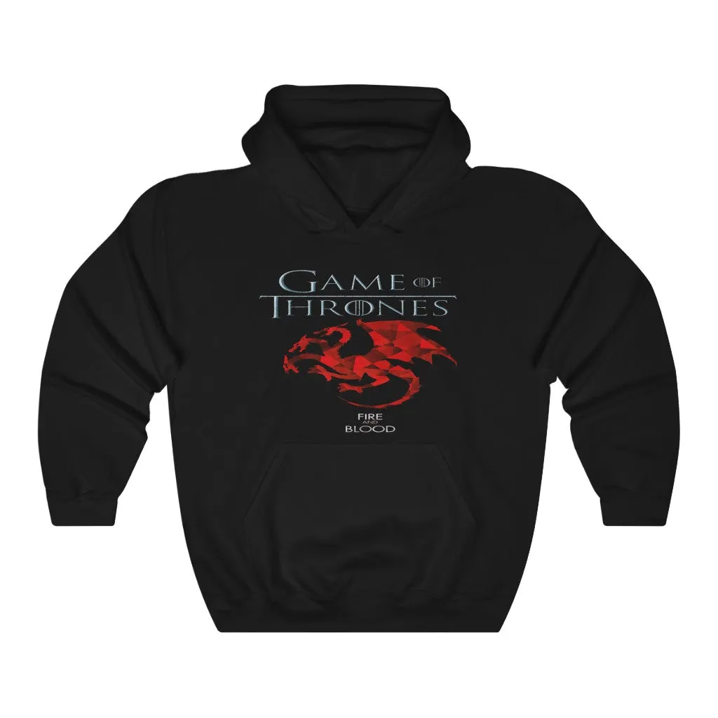 GOT House Targaryen Fire and Blood Hoodie