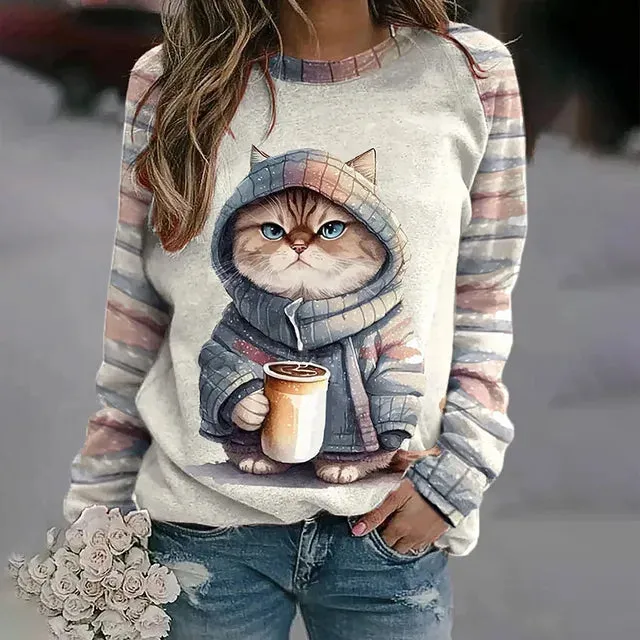 Graphic Print Sweater for a Bold Look
