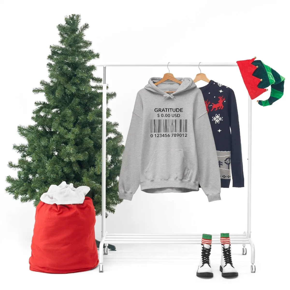 Gratitude Is Free Hooded Sweatshirt
