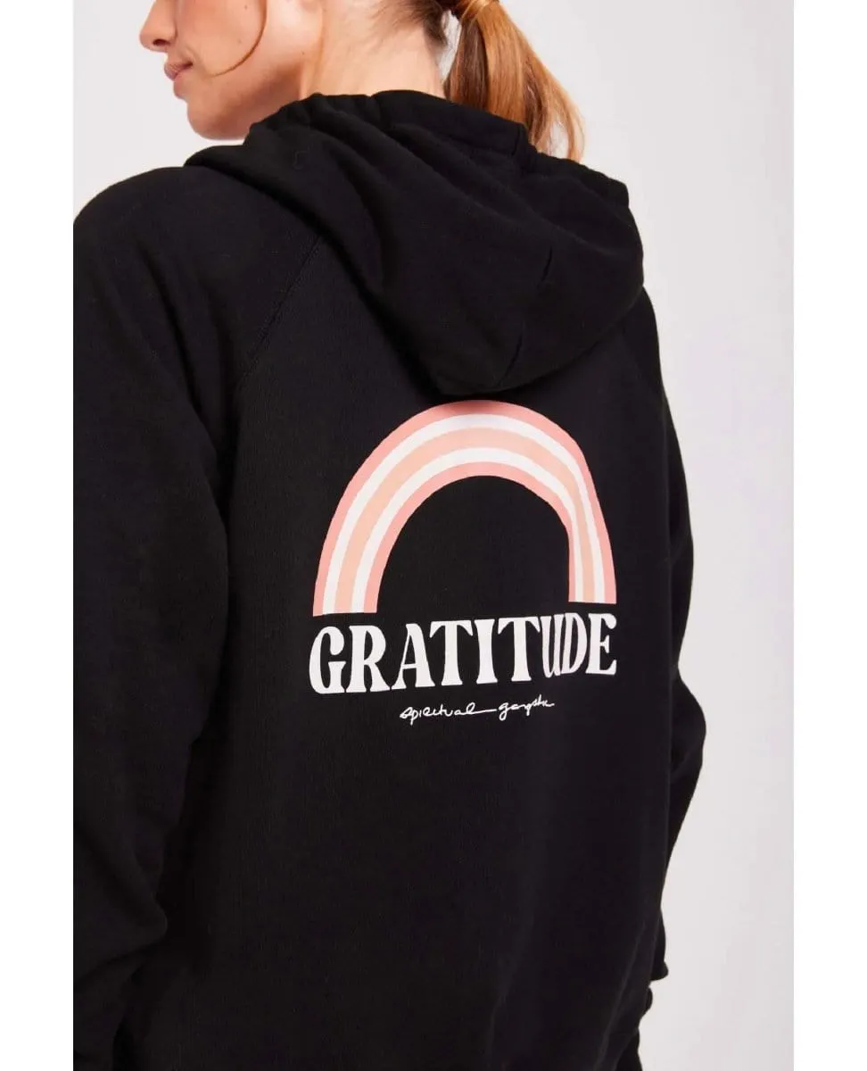 Gratitude Raglan Zip Hoodie