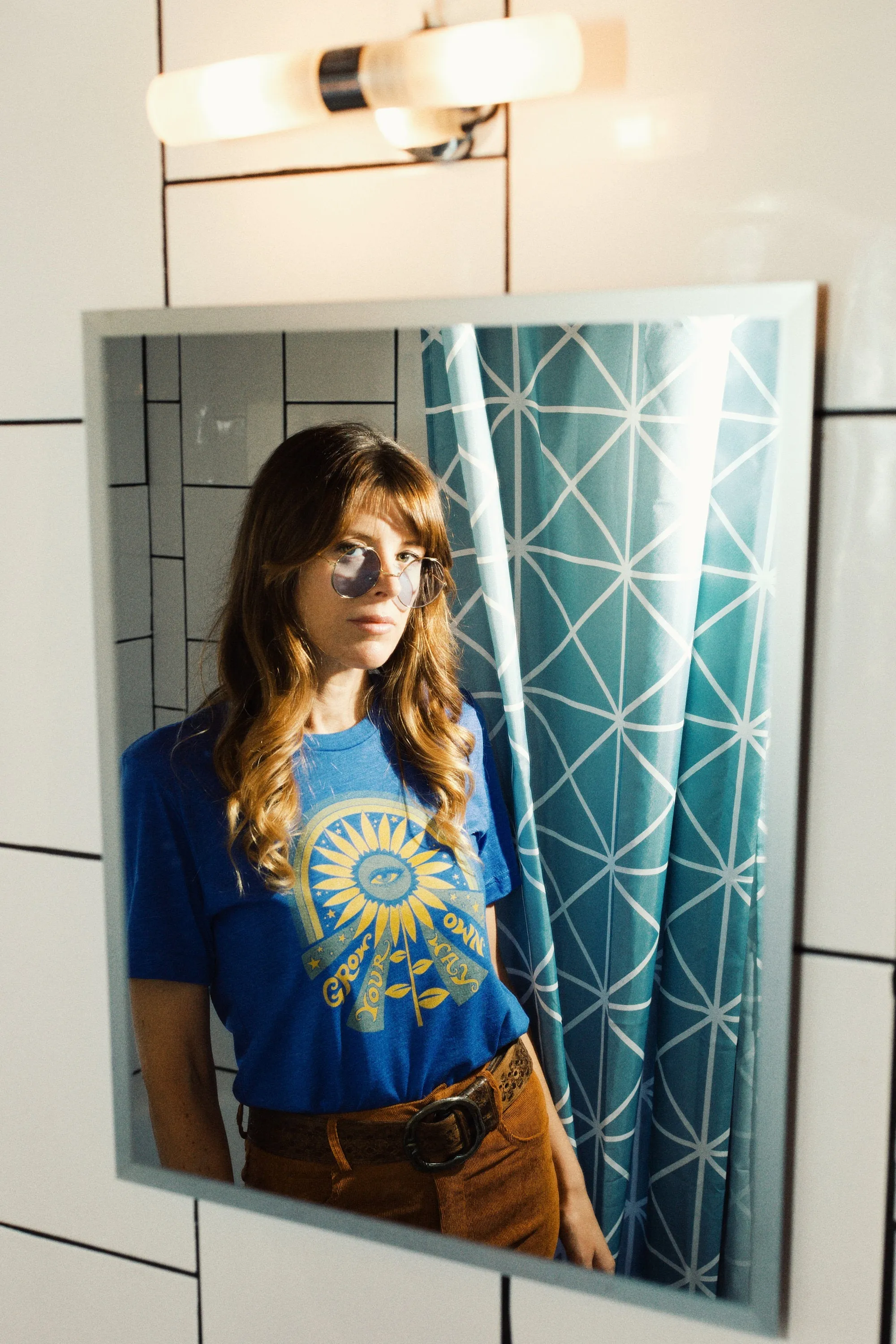 Grow Your Own Way Tee - Royal Blue Heather