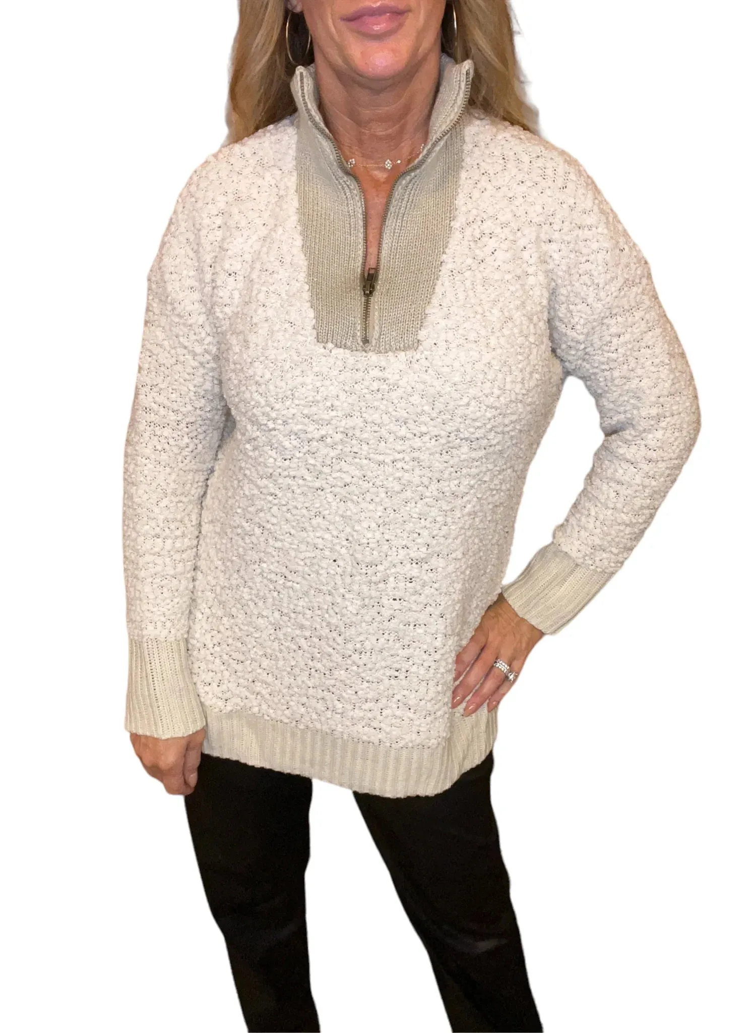 Half Zip Pullover Sweater
