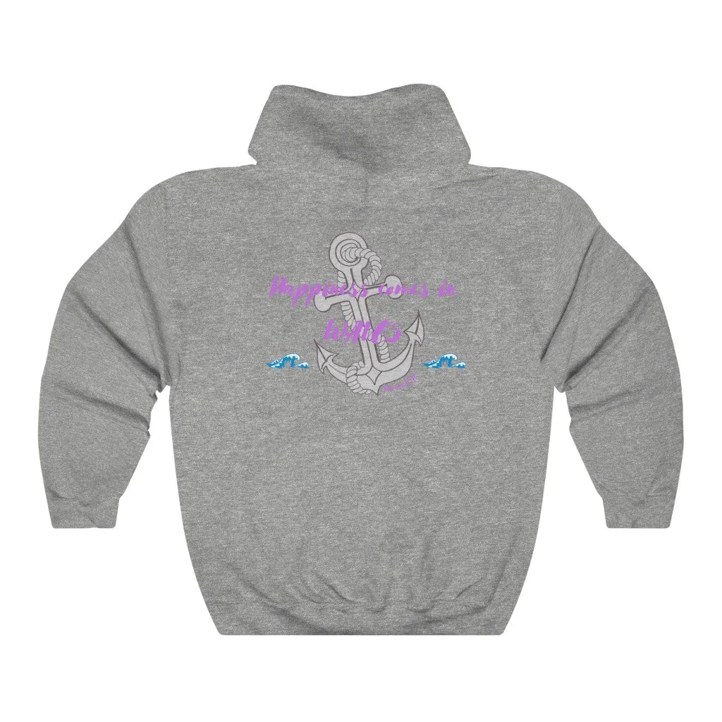 Happiness Comes in Waves Hoodie