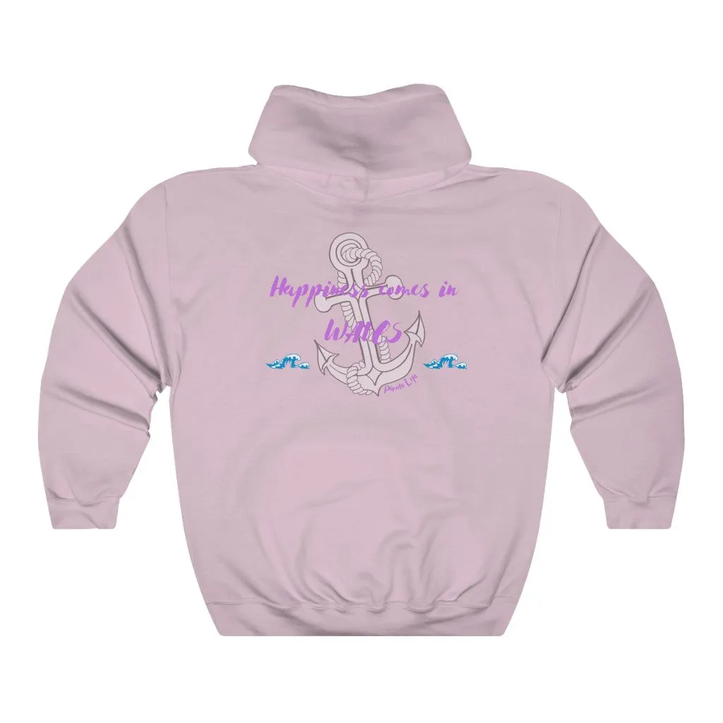 Happiness Comes in Waves Hoodie