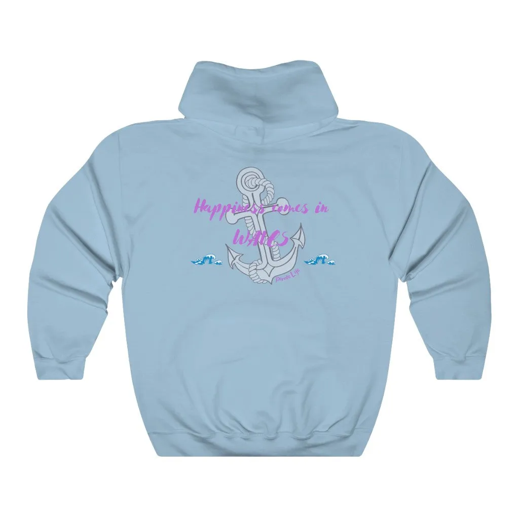 Happiness Comes in Waves Hoodie