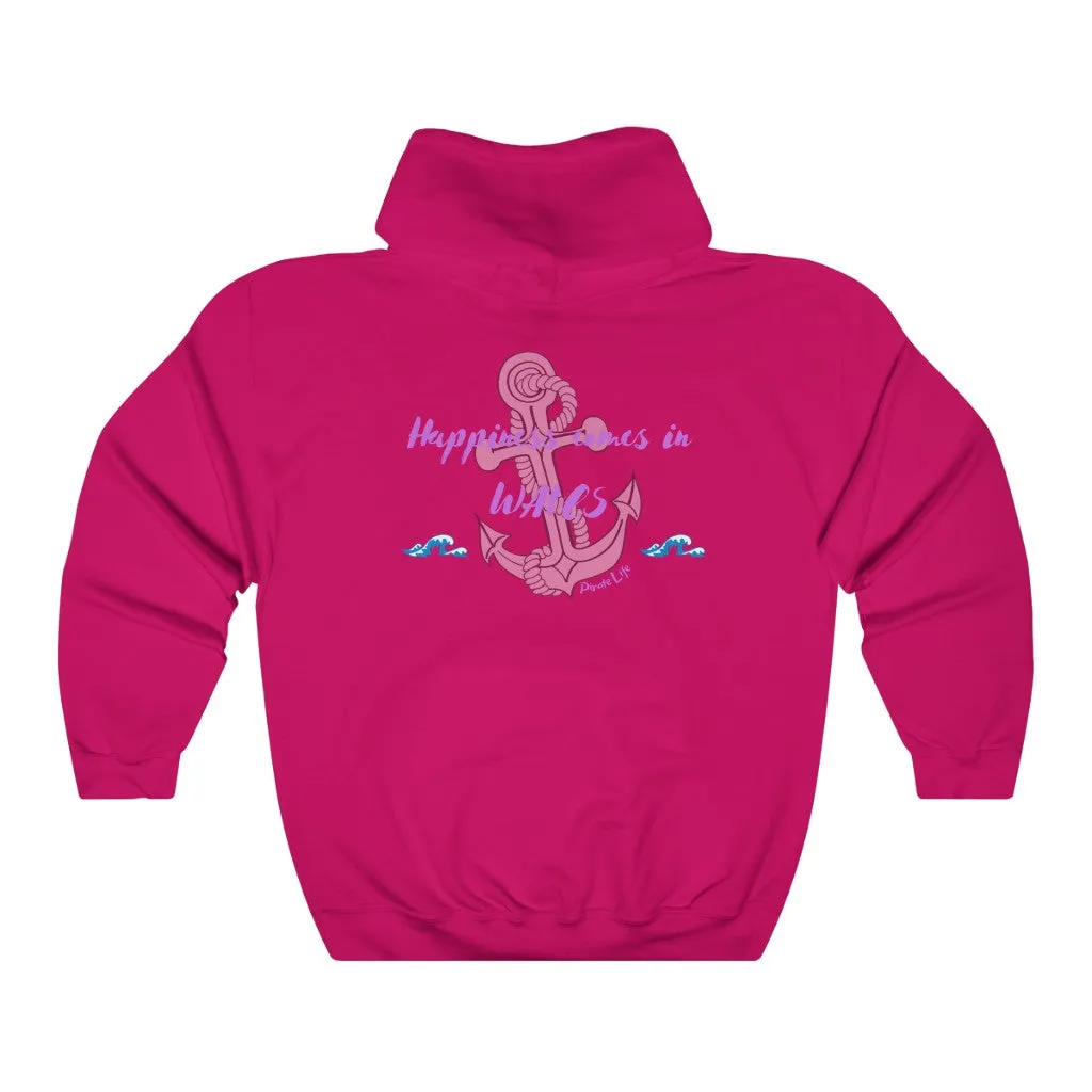 Happiness Comes in Waves Hoodie