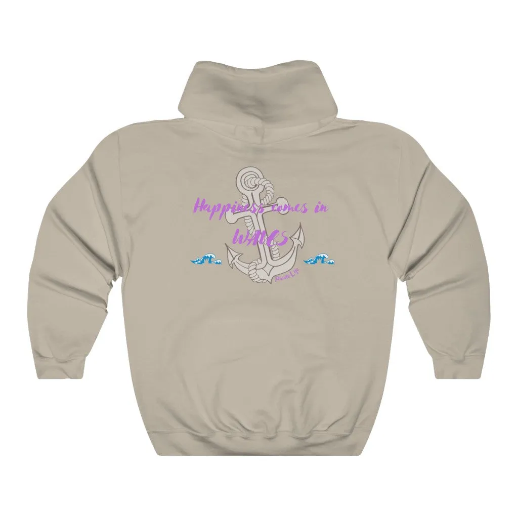 Happiness Comes in Waves Hoodie