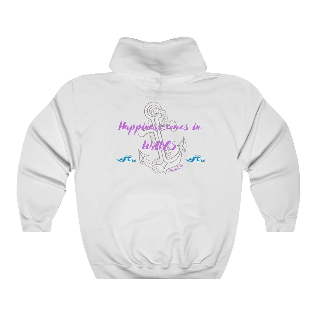 Happiness Comes in Waves Hoodie
