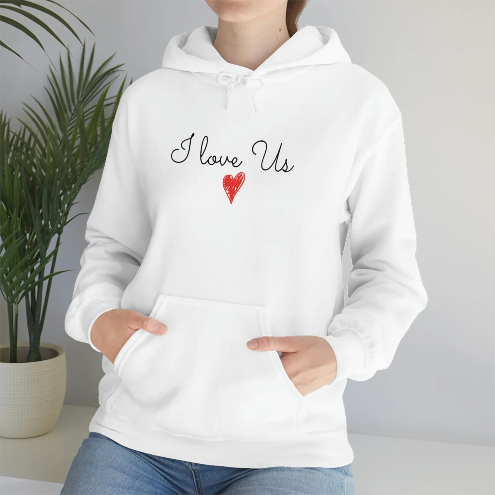 'I Love Us' Unisex Hoodie