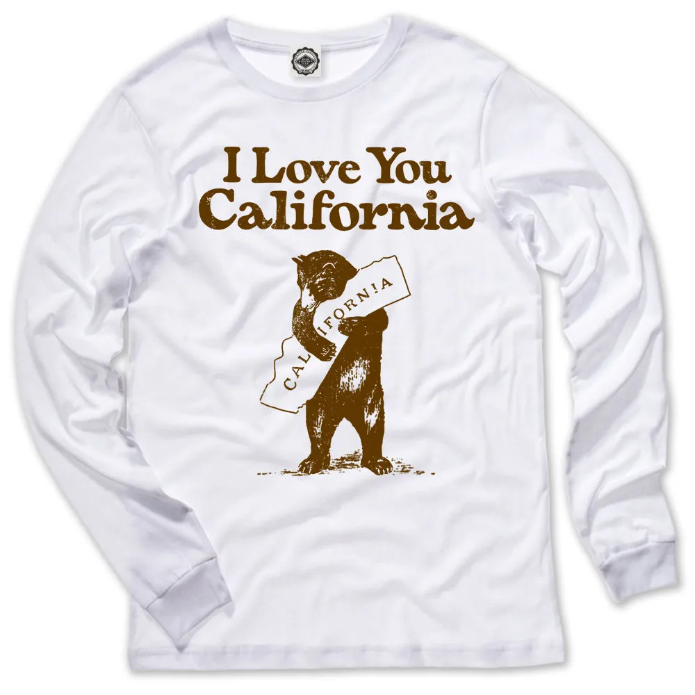I Love You California Men's Long Sleeve Tee