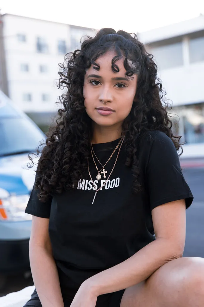 I Miss Food (Black Tee)