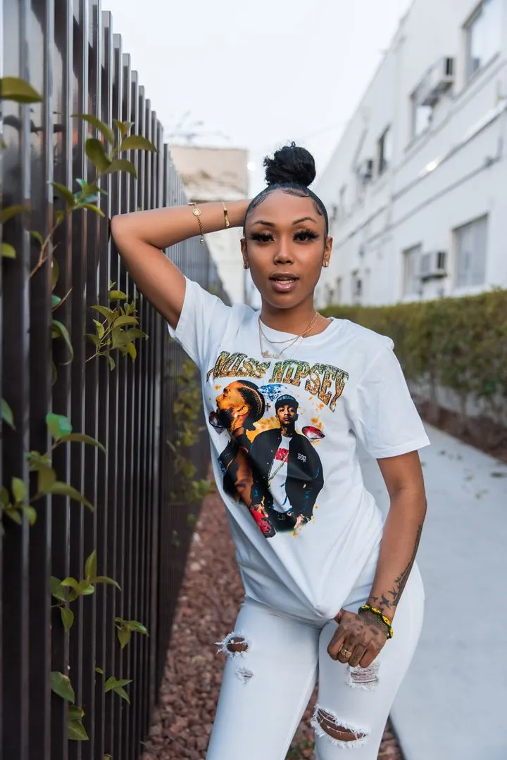 I Miss Nipsey | White Tee (V1)