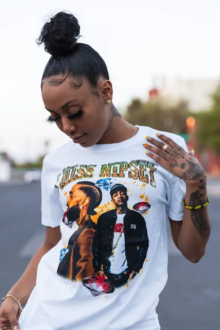 I Miss Nipsey | White Tee (V1)