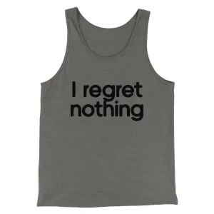 I Regret Nothing Men/Unisex Tank