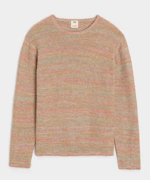 Inis Meáin Washed Linen Stretch Strata Tunic in Natural Mix