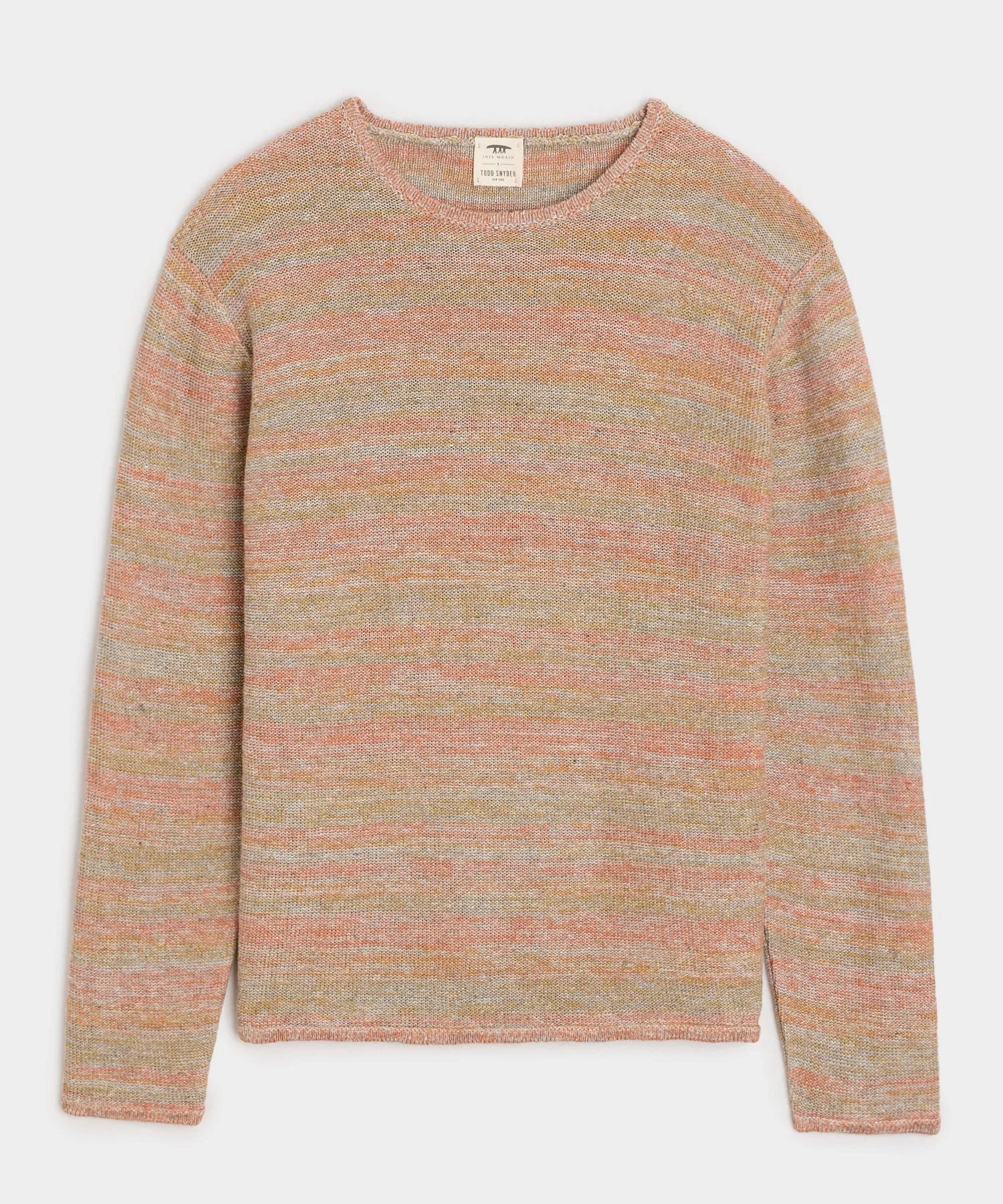 Inis Meáin Washed Linen Stretch Strata Tunic in Natural Mix