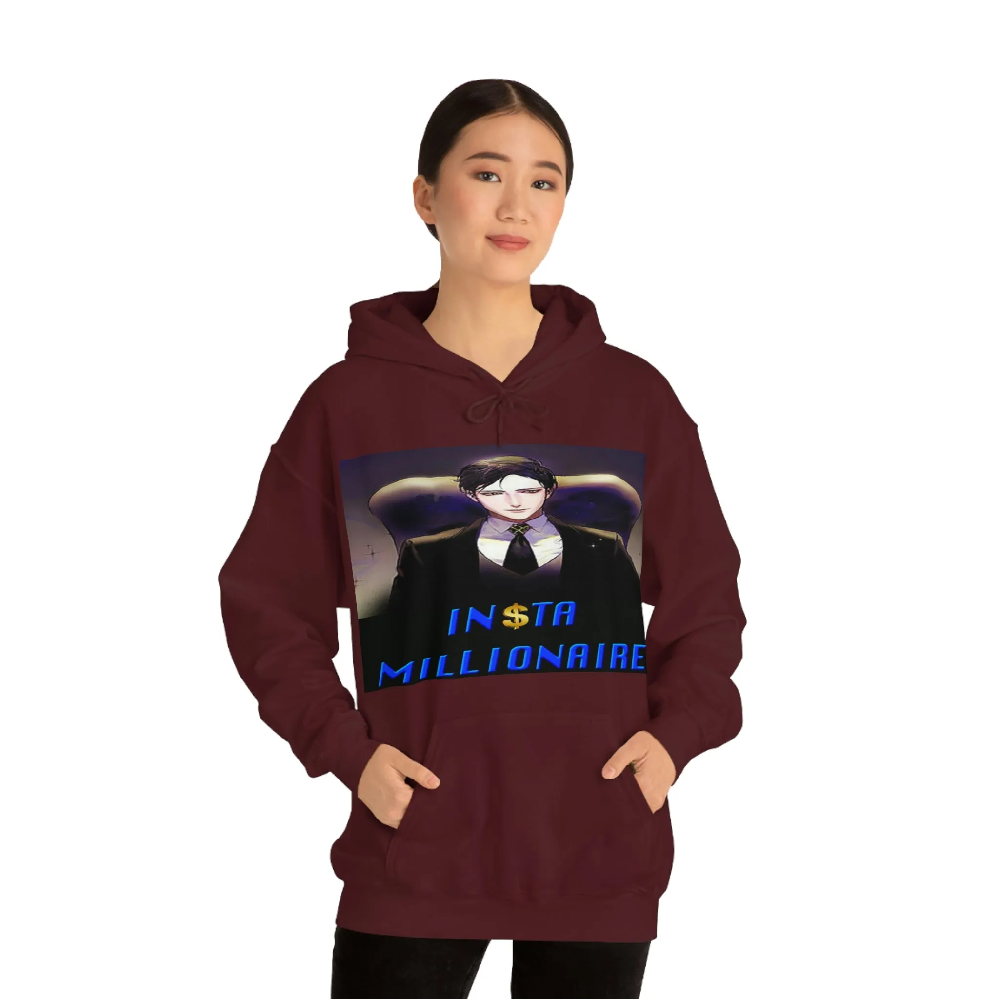 Insta Millionaire Black Suit Hoodie #5