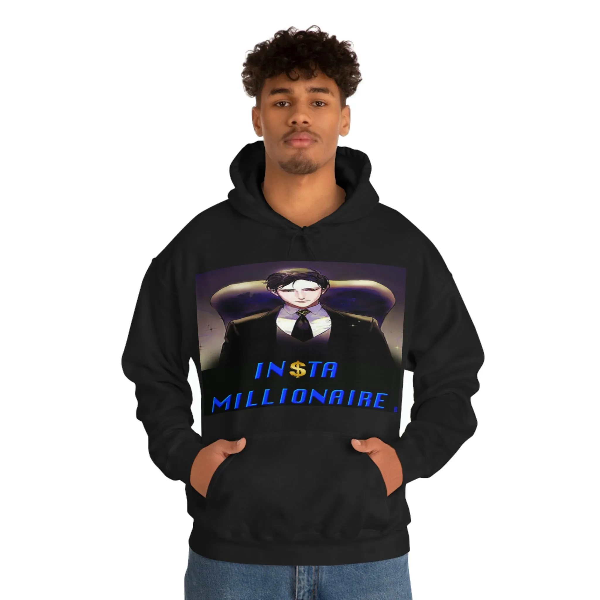 Insta Millionaire Black Suit Hoodie #5