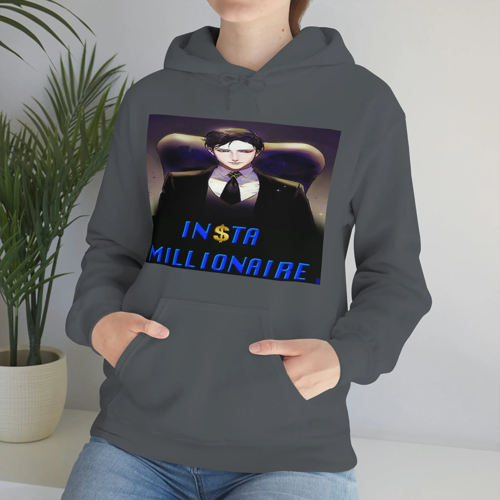 Insta Millionaire Black Suit Hoodie #5