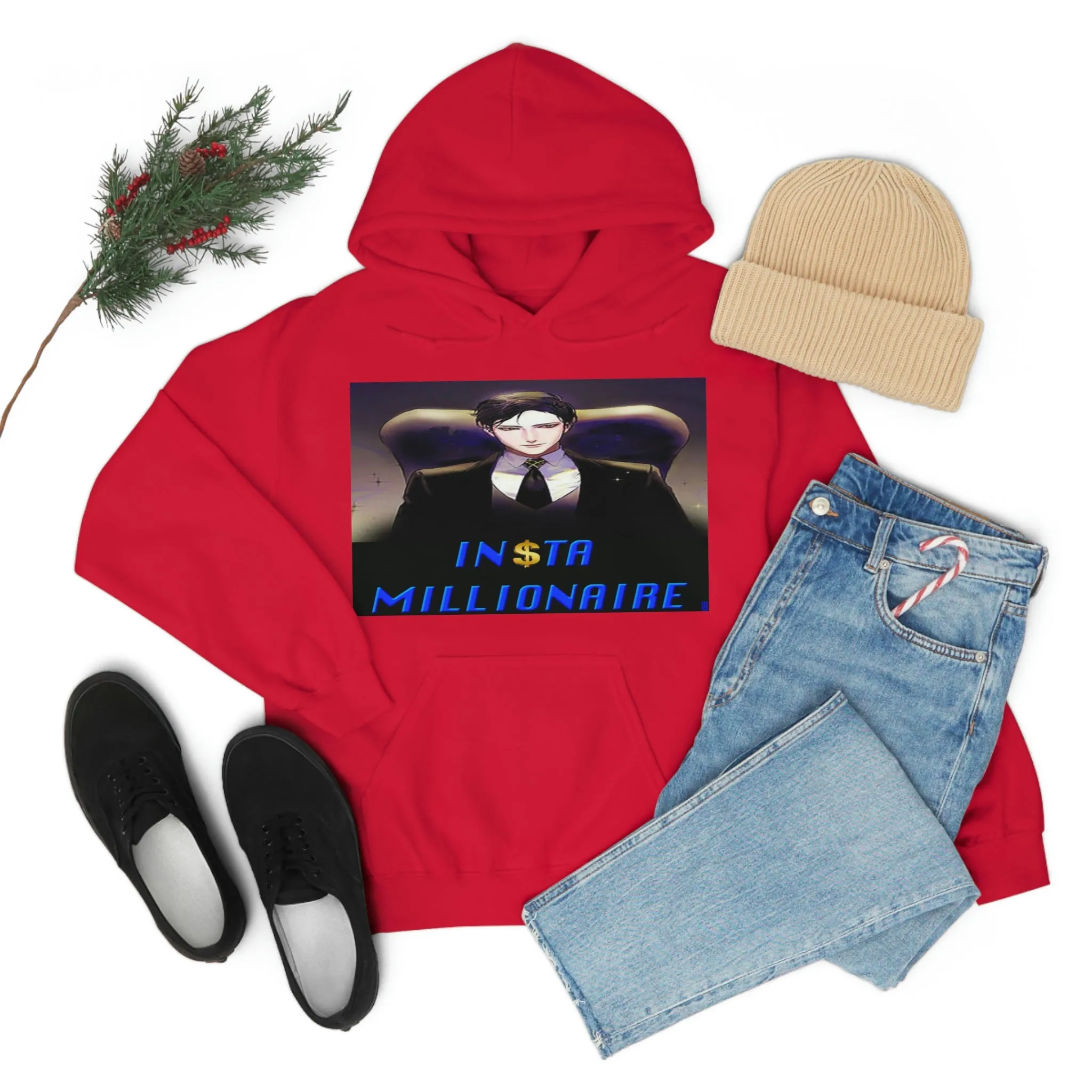 Insta Millionaire Black Suit Hoodie #5