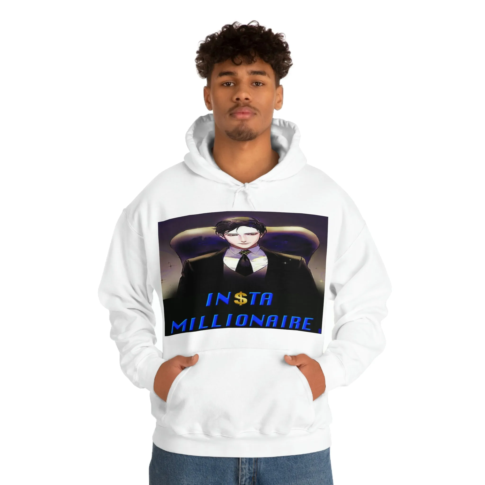 Insta Millionaire Black Suit Hoodie #5