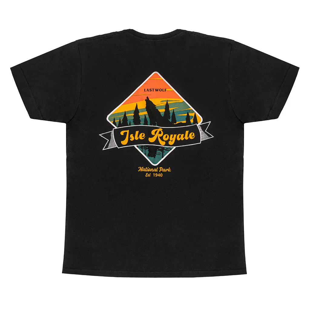 ISLE ROYALE T-SHIRT - BLACK