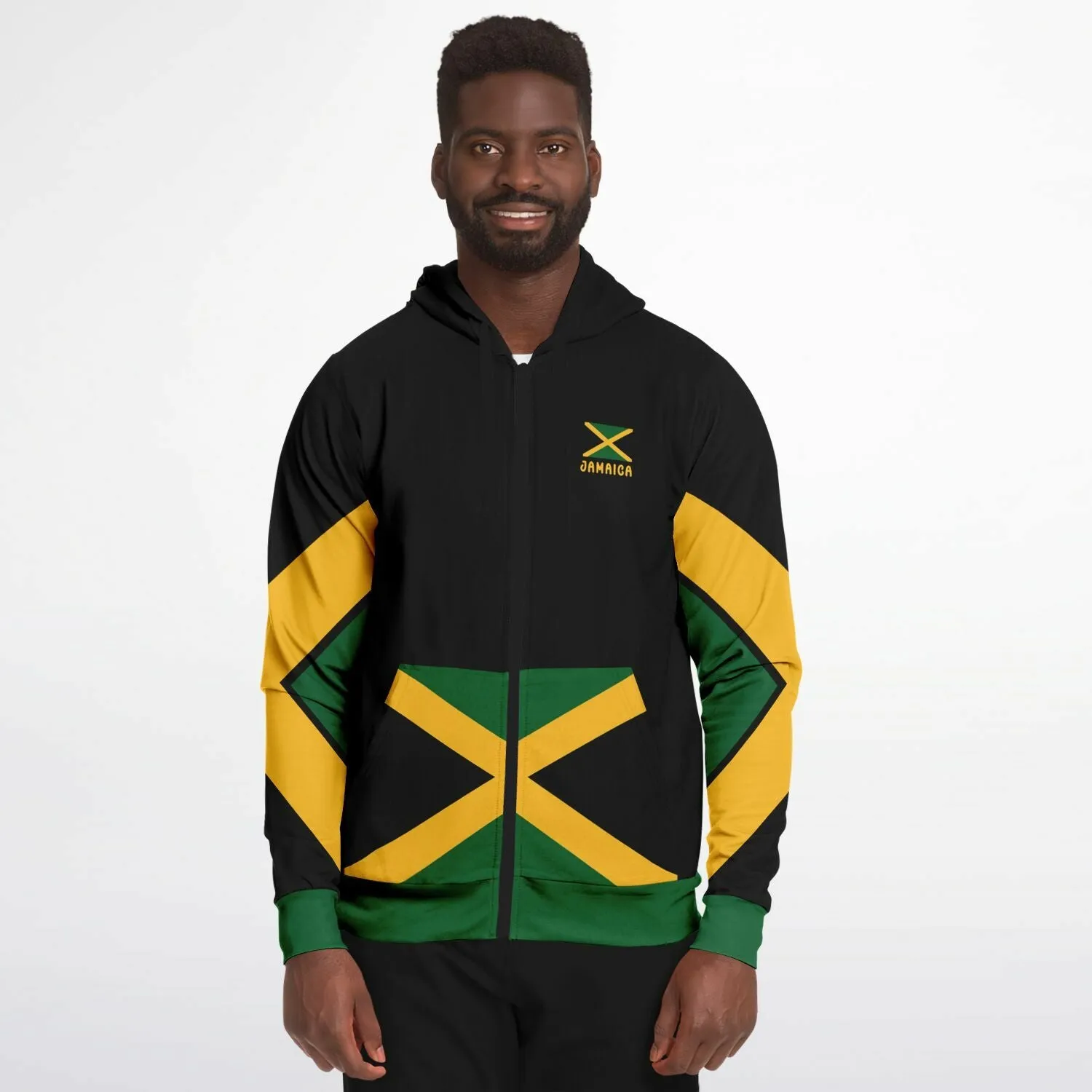 Jamaica Athletic Zip Up Hoodie