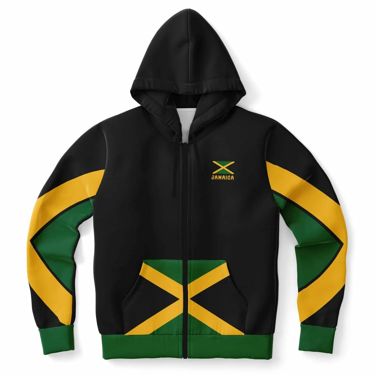 Jamaica Athletic Zip Up Hoodie