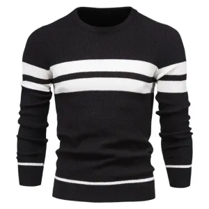 Jelmer | Striped Sweater - Elegant - High-Quality Cotton