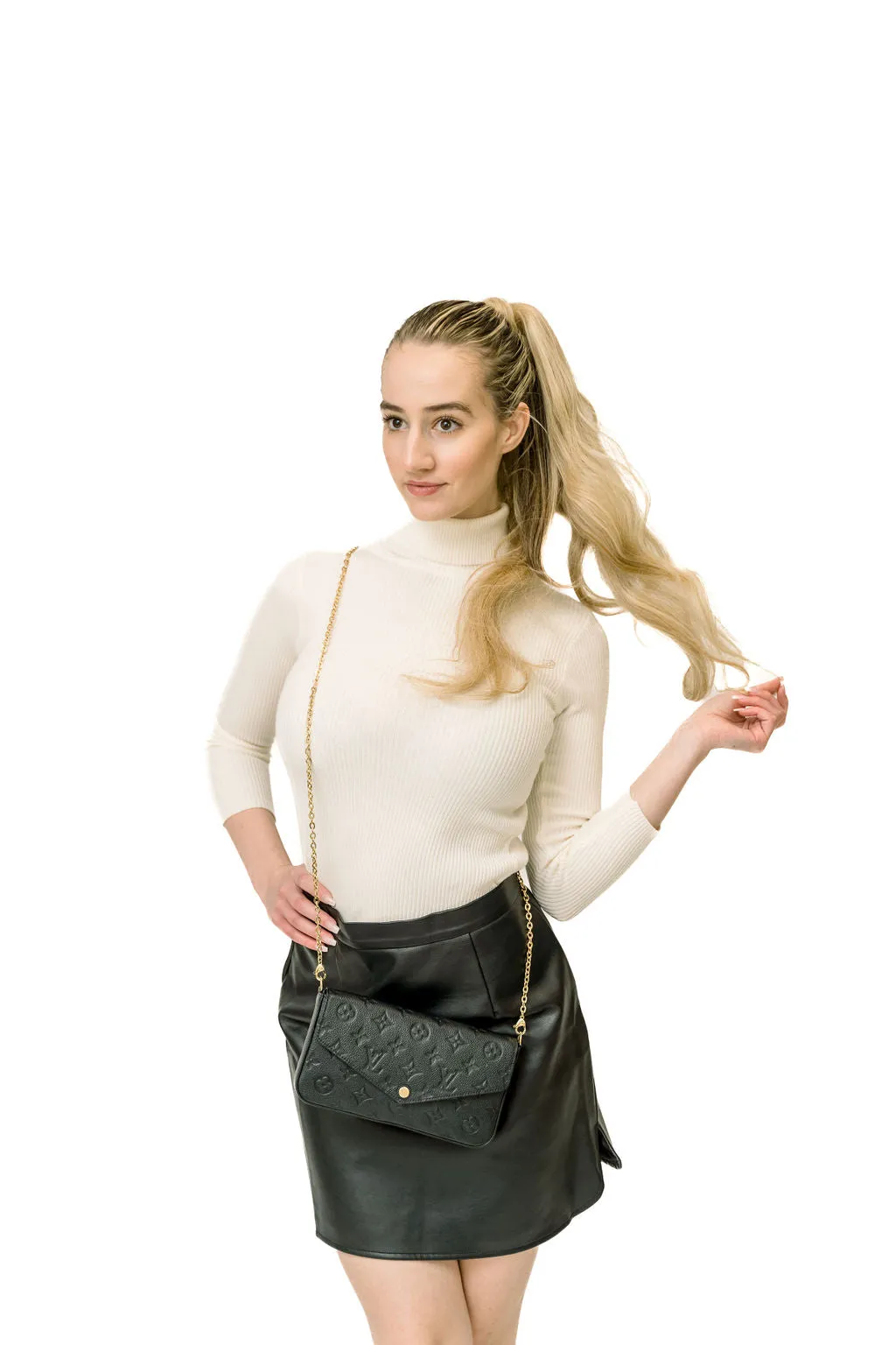 Jenna Ribbed Turtle Neck
