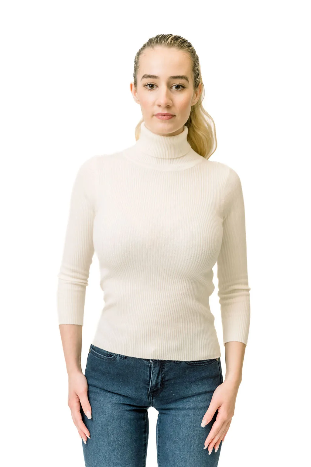Jenna Ribbed Turtle Neck