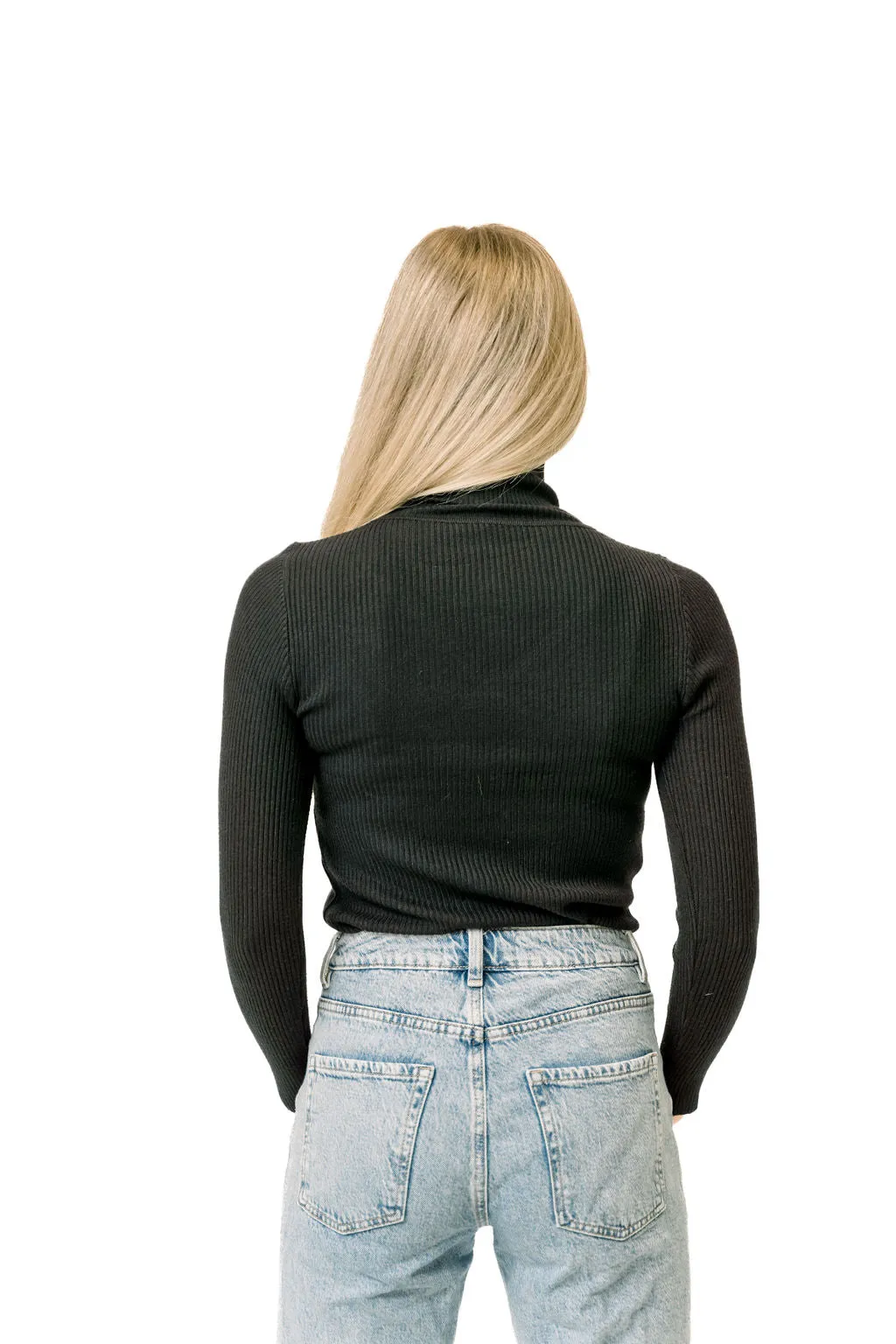 Jenna Ribbed Turtle Neck