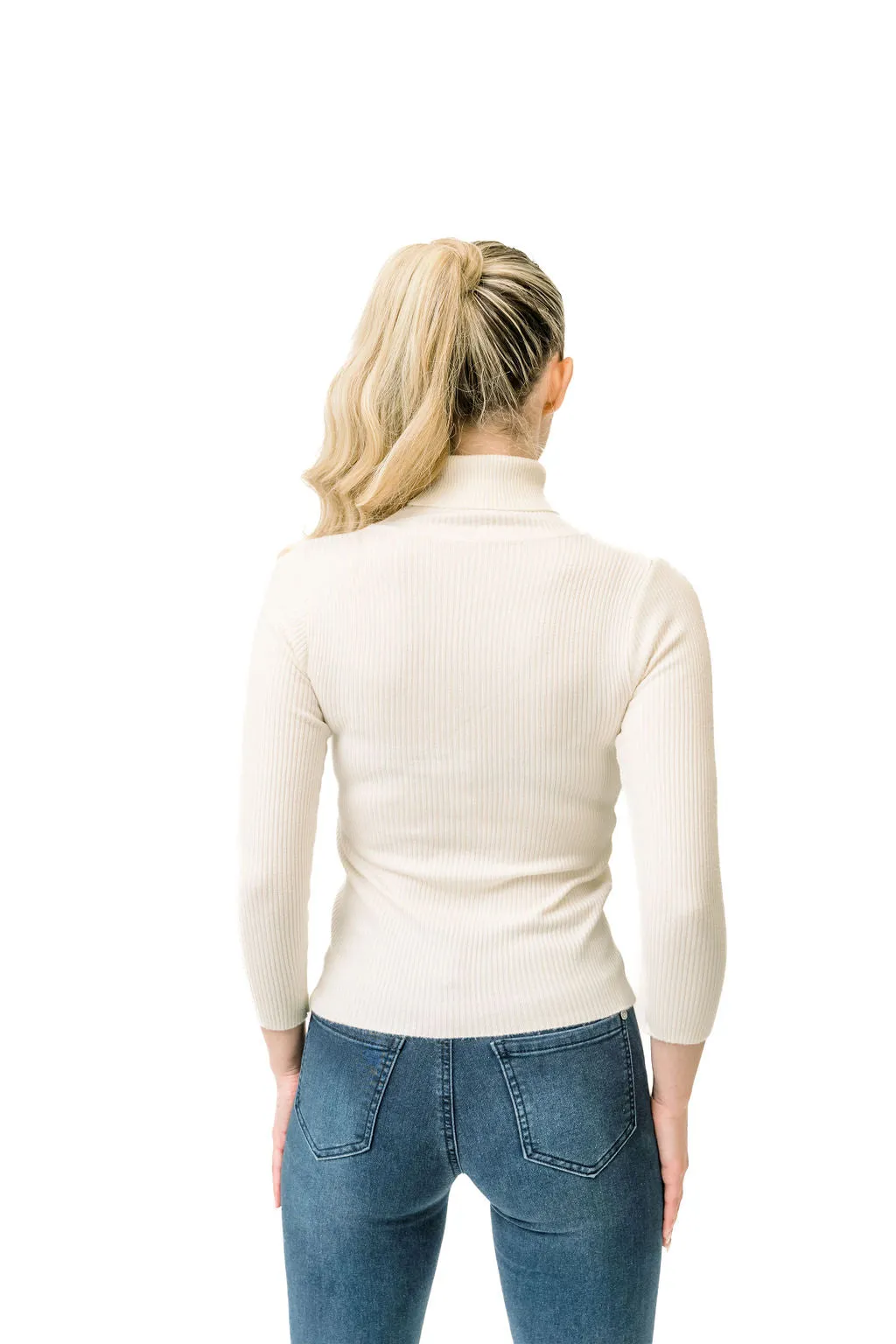 Jenna Ribbed Turtle Neck