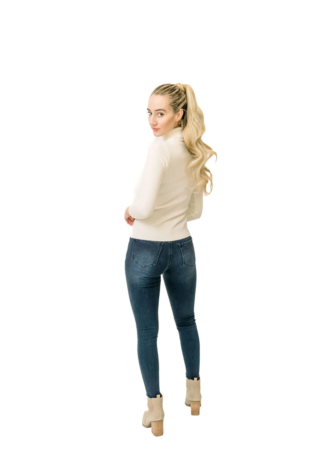 Jenna Ribbed Turtle Neck