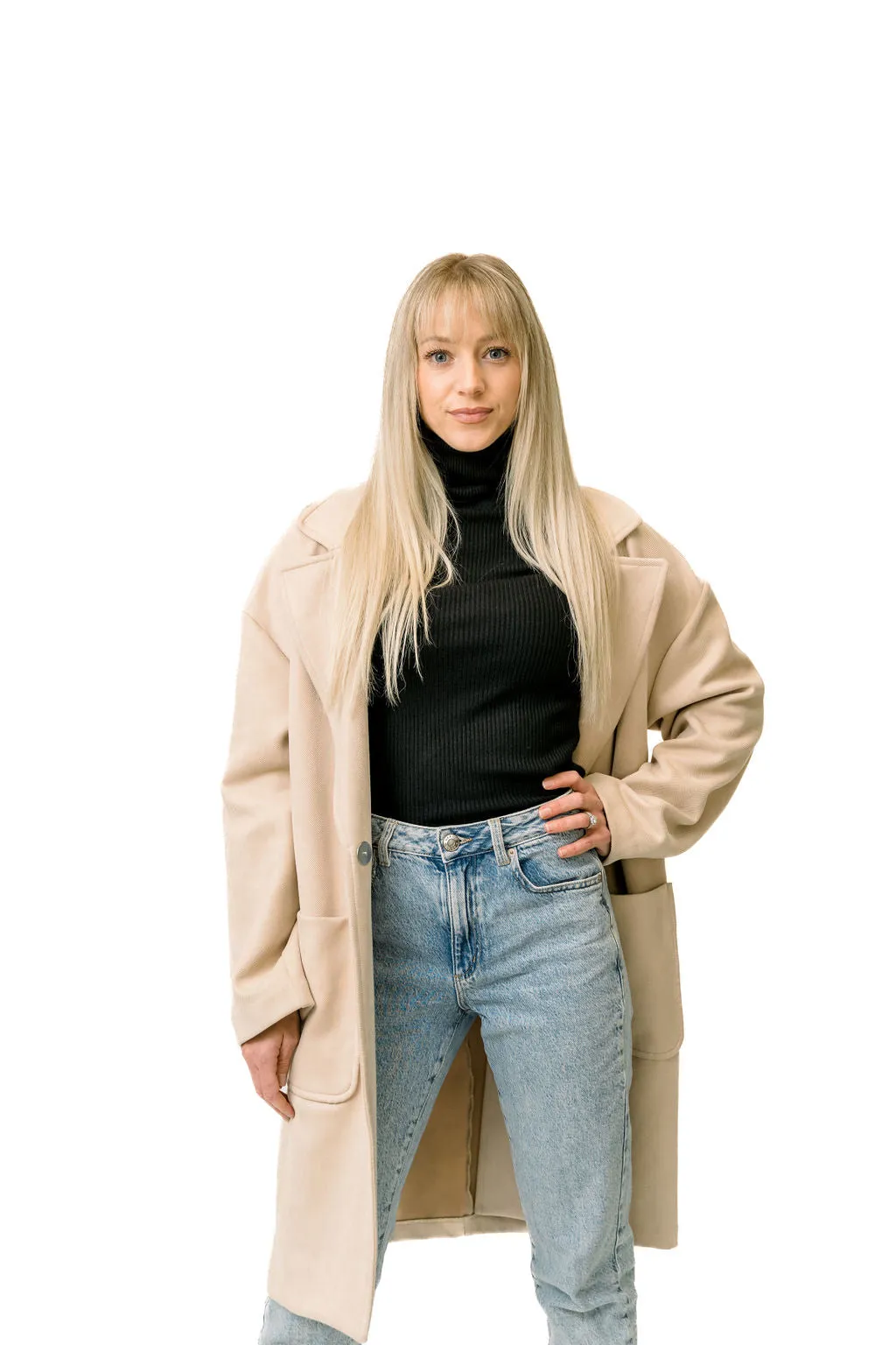 Jenna Ribbed Turtle Neck